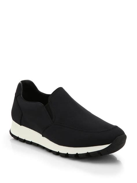 prada slip on men|Prada slip on sneakers sale.